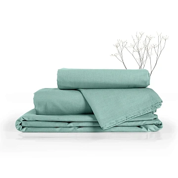 Простыня Verossa Melange Emerald, 220 х 240см