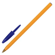 Ручки шариковые BIC 'Orange Fine', НАБОР 8 шт., СИНИЕ, линия письма 0,3 мм, пакет, 919228/516351