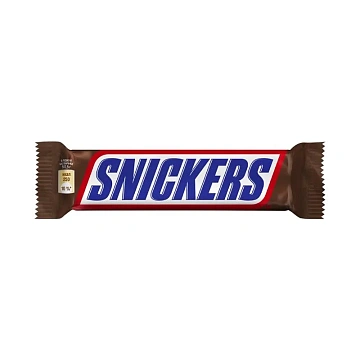 Шоколадный батончик Snickers с карамелью, арахисом и нугой, 50,5г