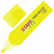 Текстовыделитель STAFF 'EVERYDAY HL-707', ЖЕЛТЫЙ, линия 1-5 мм, скошенный наконечник, 152542