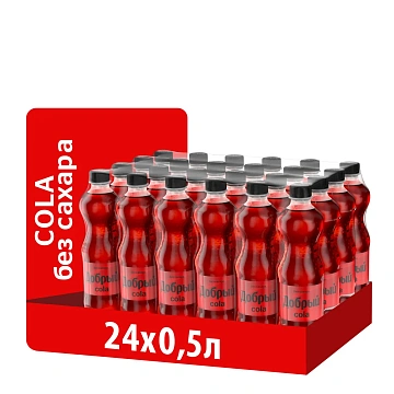 Напиток газированный Добрый Cola, без сахара, 500мл
