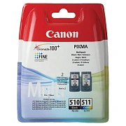 Картридж струйный CANON (PG-510/CL-511) PIXMA MP240/250/260/MX320, оригинальный КОМПЛЕКТ 2 цвета, 26