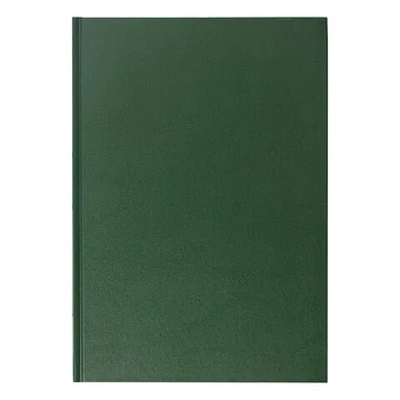 Книга учета 96 л., клетка, твердая, бумвинил, блок офсет, А4 200х290 мм, BRAUBERG, зеленая, 130222