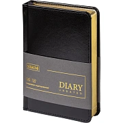 Ежедневник недатированный ATTACHE Gold А6, 160л, черный