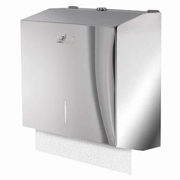 Диспенсер для полотенец LAIMA PROFESSIONAL INOX, (Система H3) V-сложения, нержавеющая сталь, зеркаль