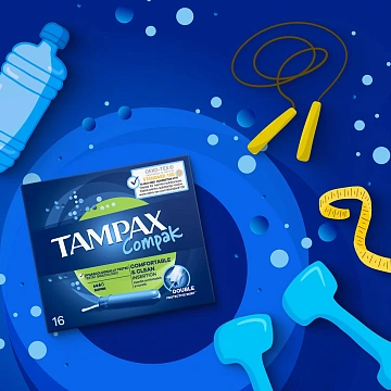 Тампоны Tampax Super Duo с аппликатором, 16шт
