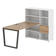 Рабочая станция EVRST 1215 Дуб Денвер светлый/Мокко 1990х1250х1355 EDIS