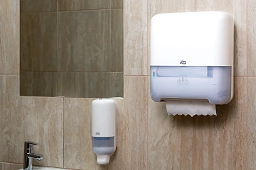 Бумажные полотенца Tellus (tork) Advanced H1 2 слоя, рулон 150м, белые, 120067