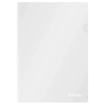 Папка-уголок Berlingo 'Soft Touch', А4, 200мкм, софт-тач, прозрачная