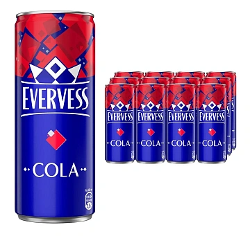 Напиток Evervess Cola газированный, 330мл