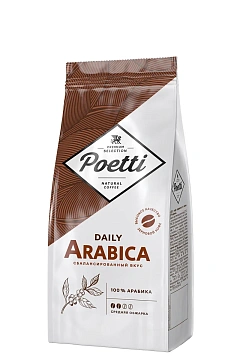 Кофе Poetti Arabica зерновой, 250г