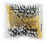 Пика Континентпак Белая жемчужина бамбуковая 12см, 100шт