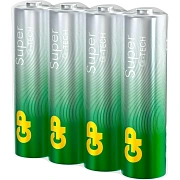 Батарейки КОМПЛЕКТ 4 шт., GP Super G-Tech, AAA (LR03, 24А), алкалиновые, мизинчиковые, в пленке, 24A