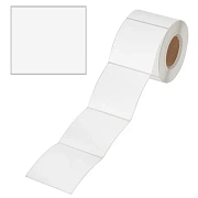 Этикетка ТермоТоп (58х60 мм), 500 этикеток в ролике, прозрачная подложка, светостойкость до 12 месяц